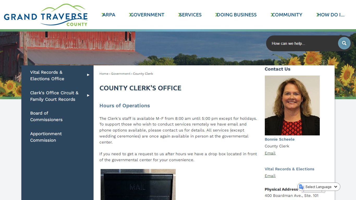 County Clerk's Office | Grand Traverse County, MI